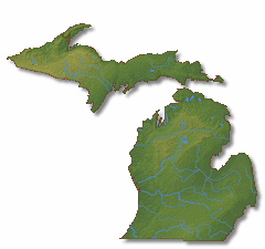 Michigan Map - StateLawyers.com